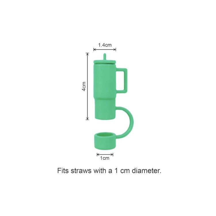 Picture of Cup Shaped Silicone Straw Cover