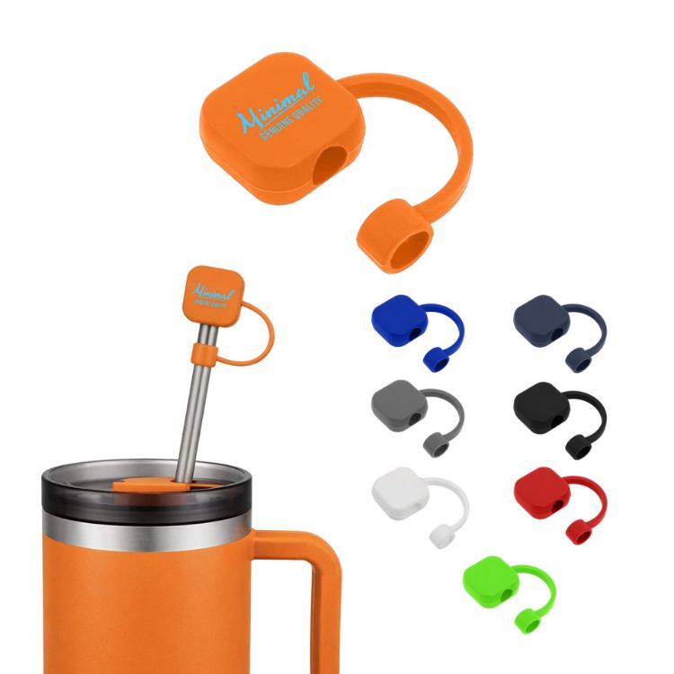 Picture of Square Silicone Straw Cover