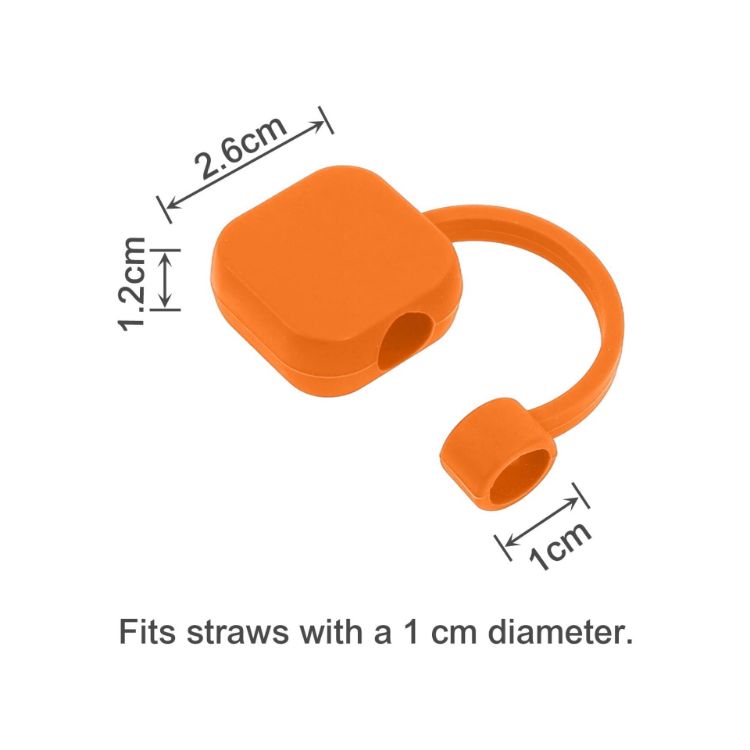 Picture of Square Silicone Straw Cover
