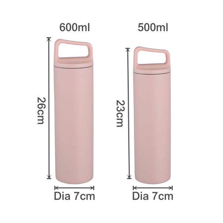 Picture of 500ML/600ML Stainless Steel Vacuum Thermal Bottle with Handle