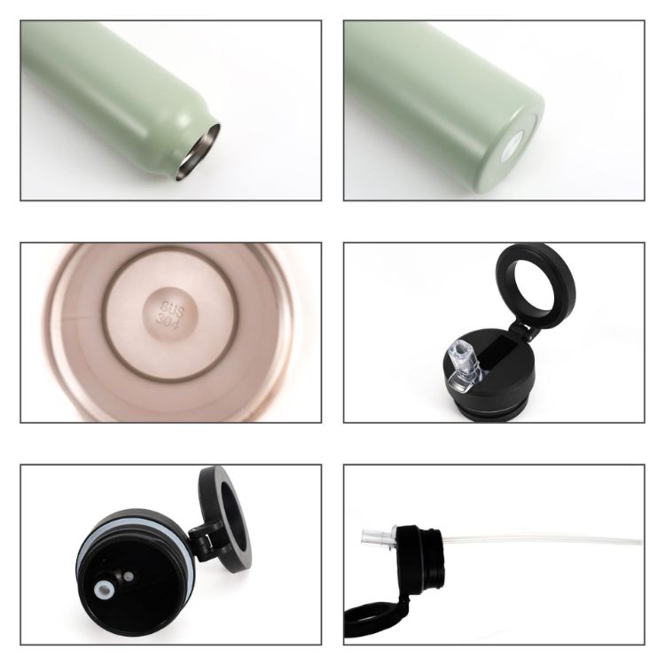 Picture of 700ML Stainless Steel Vacuum Thermal Bottle with Magnetic Phone Holder
