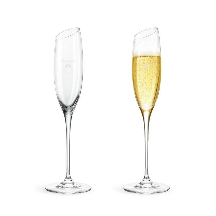 Picture of Slanted Champagne Glass