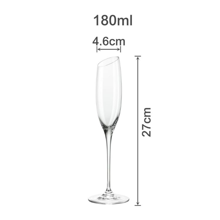 Picture of Slanted Champagne Glass