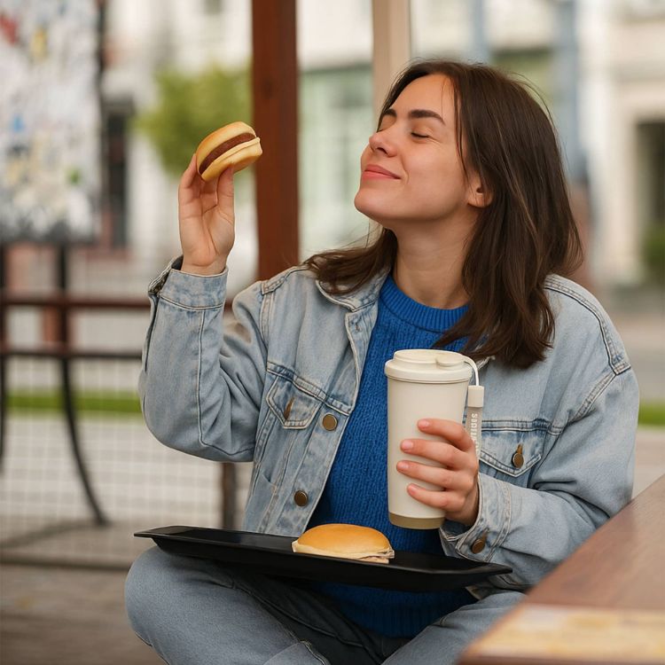 Picture of 550ML Double Wall Stainless Steel Coffee Mug