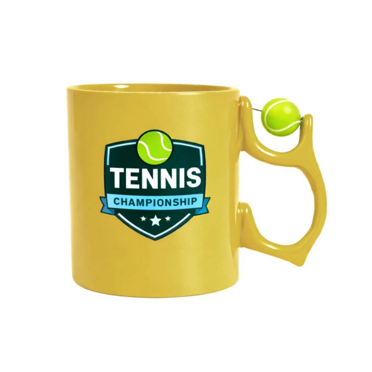 Picture of Ceramic Mug with Custom Spinner Toy