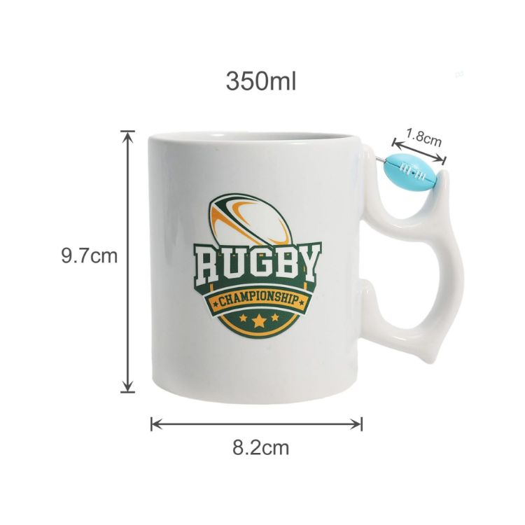 Picture of Ceramic Mug with Custom Spinner Toy