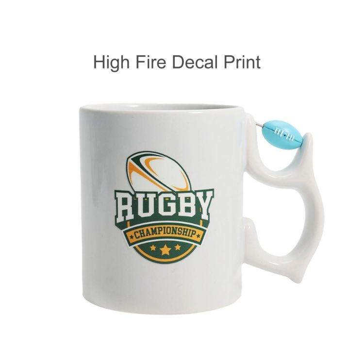 Picture of Ceramic Mug with Custom Spinner Toy