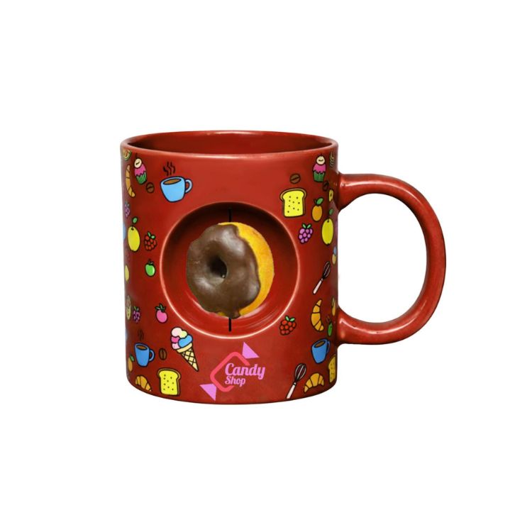 Picture of Ceramic Coffee Mug with Custom Spinner Toy