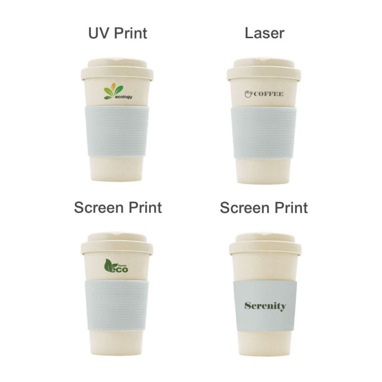 Picture of 400ML BPA-free Eco Bamboo Fibre Coffee Cup