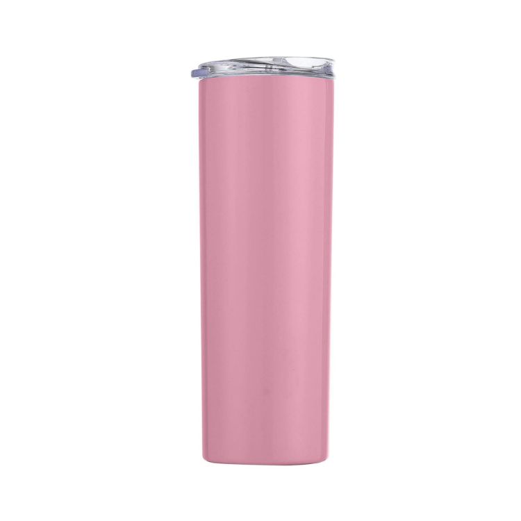 Picture of 580ML U-shaped Double Wall Stainless Steel Cup with Lid