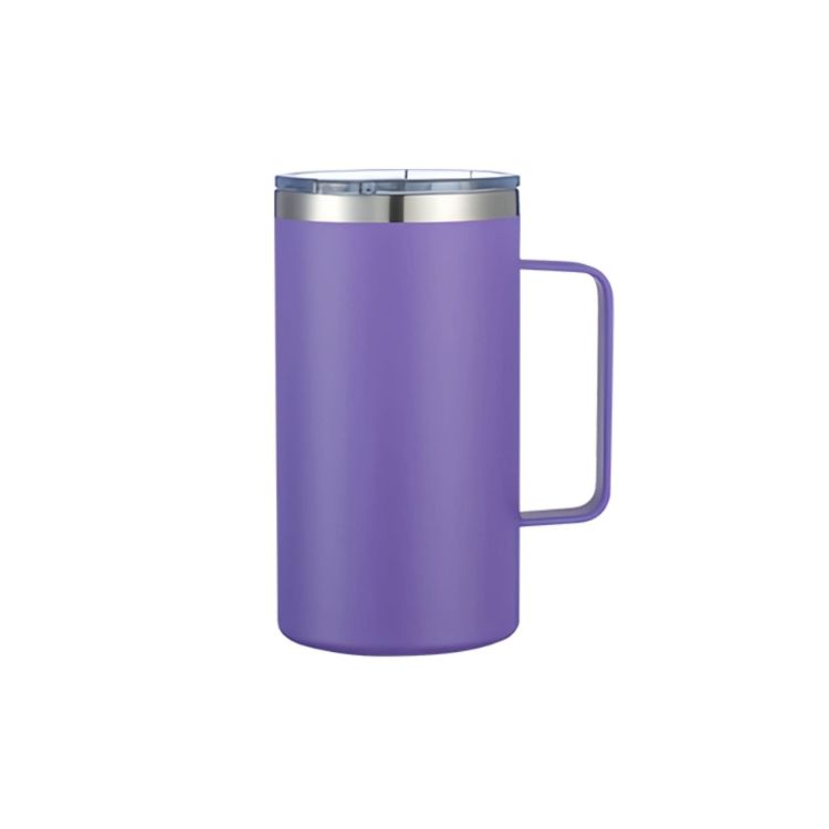 Picture of 625ML Double Wall Stainless Steel Mug with Handle