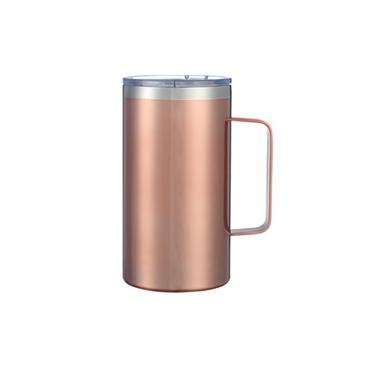 Picture of 625ML Double Wall Stainless Steel Mug with Handle