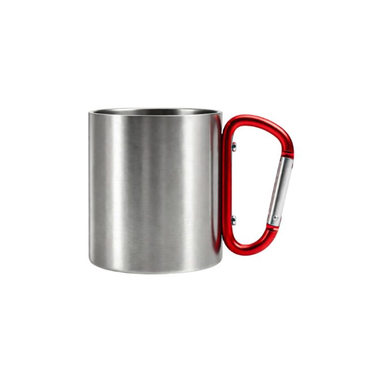 Picture of 170ML/280ML Stainless Steel Insulated Travel Mug with Carabiner Handle