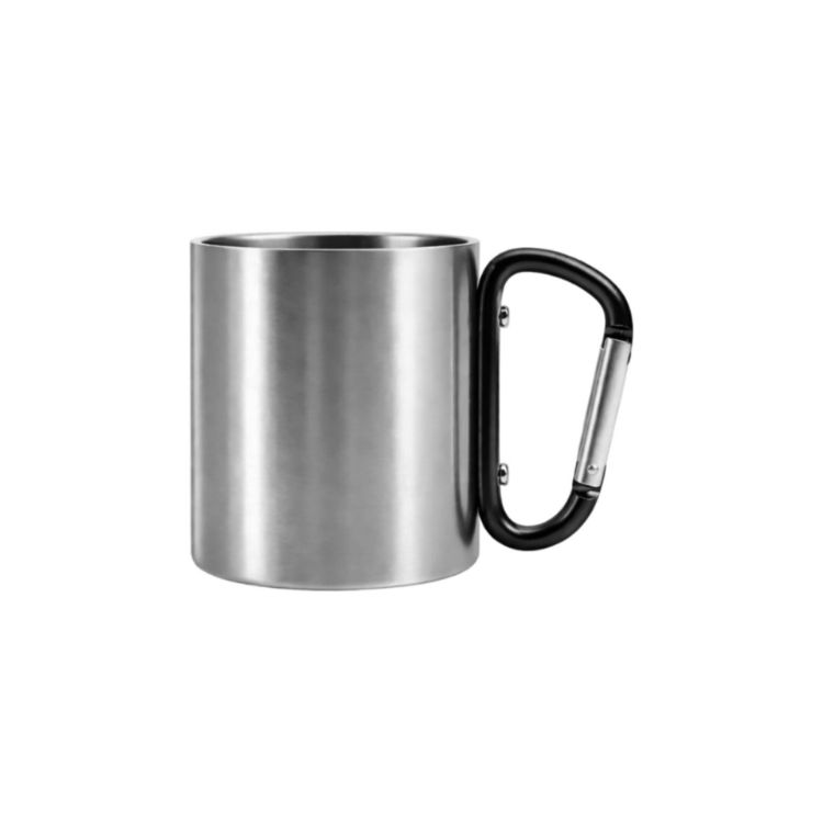 Picture of 170ML/280ML Stainless Steel Insulated Travel Mug with Carabiner Handle