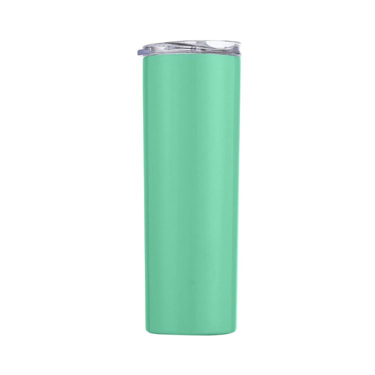 Picture of 580ML U-shaped Double Wall Stainless Steel Cup with Lid