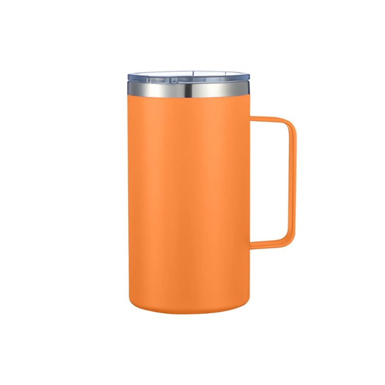 Picture of 625ML Double Wall Stainless Steel Mug with Handle