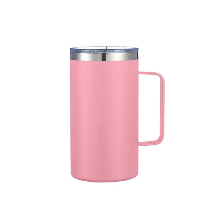 Picture of 625ML Double Wall Stainless Steel Mug with Handle