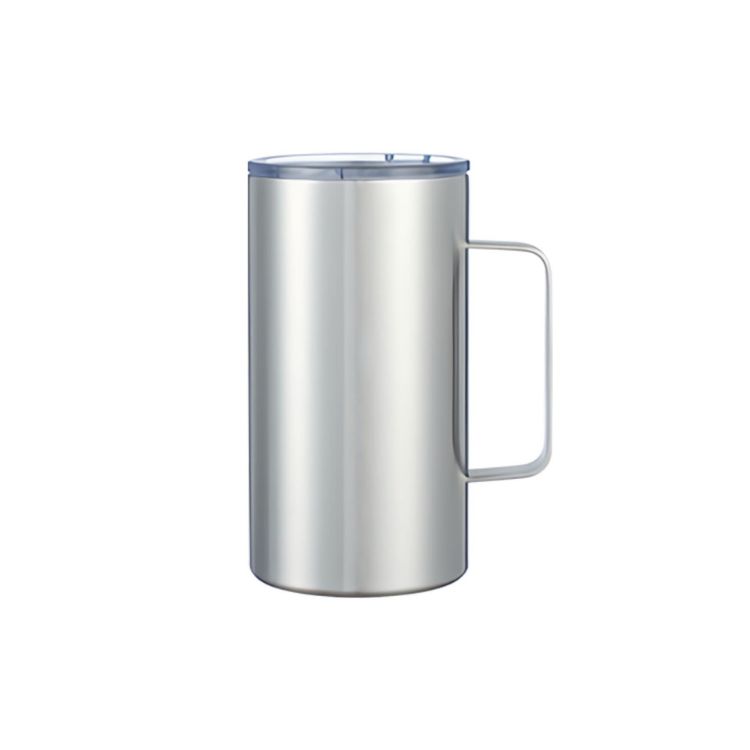 Picture of 625ML Double Wall Stainless Steel Mug with Handle