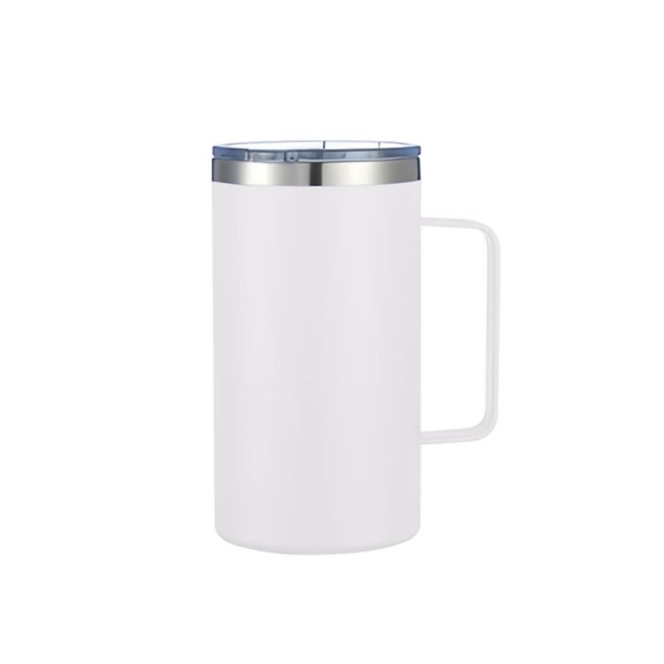 Picture of 625ML Double Wall Stainless Steel Mug with Handle