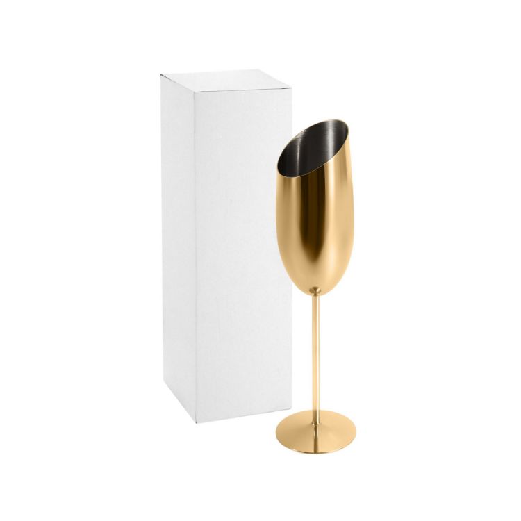 Picture of Stainless Steel Slanted Champagne Flute