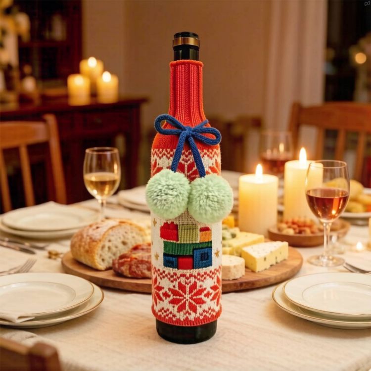 Picture of Custom Knitted Wine Bottle Sleeve