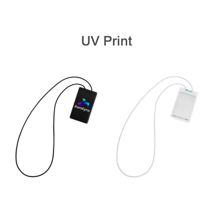 Picture of ABS Retractable Card Holder with Silicone Strap