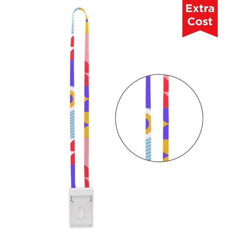 Picture of ABS Retractable Card Holder with Lanyard