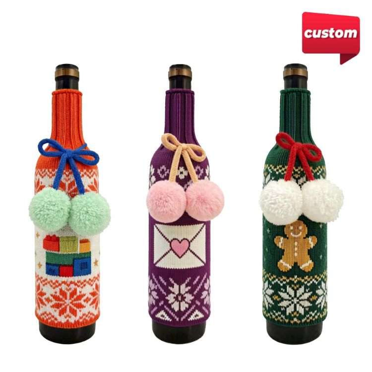 Picture of Custom Knitted Wine Bottle Sleeve