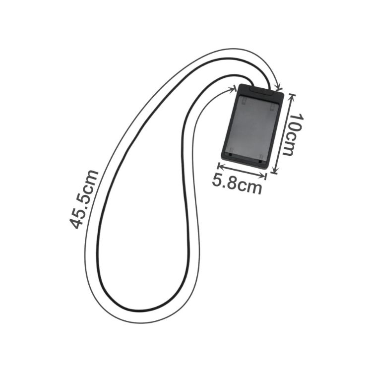 Picture of ABS Retractable Card Holder with Silicone Strap