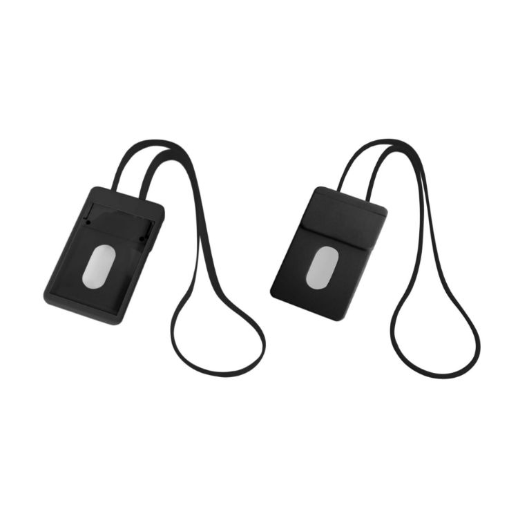 Picture of ABS Retractable Card Holder with Lanyard