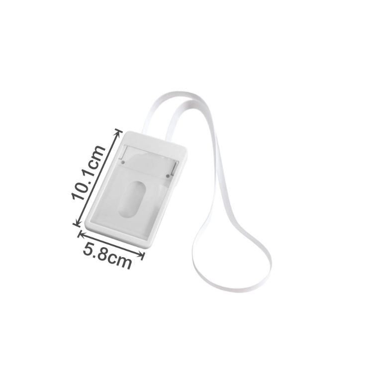 Picture of ABS Retractable Card Holder with Lanyard