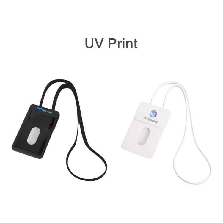 Picture of ABS Retractable Card Holder with Lanyard