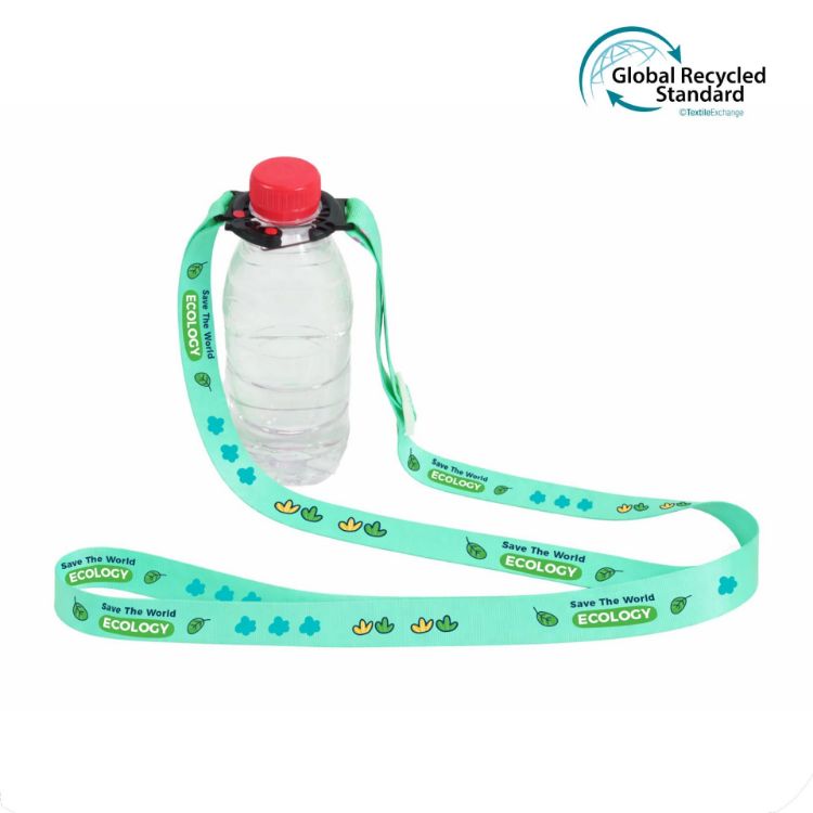 Picture of RPET Water Bottle Lanyard
