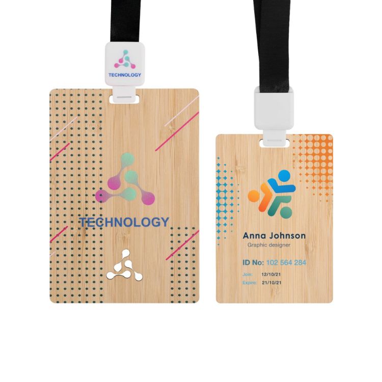 Picture of Bamboo Name Tag