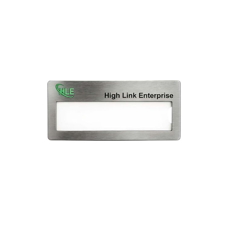 Picture of Reusable Metal Name Badge
