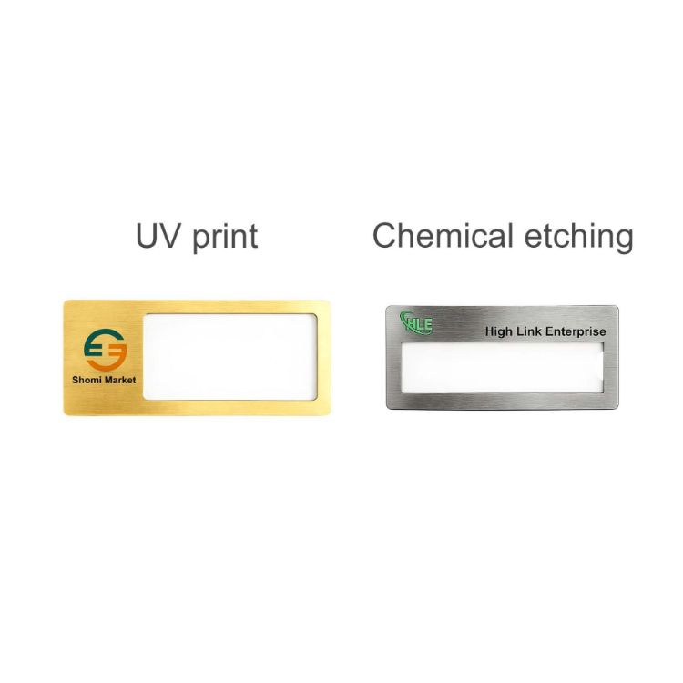 Picture of Reusable Metal Name Badge