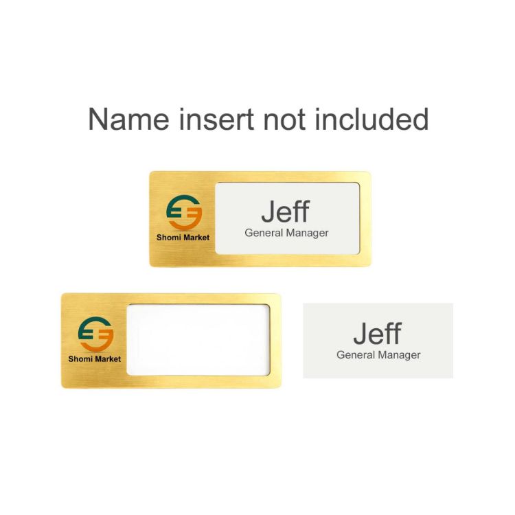 Picture of Reusable Metal Name Badge