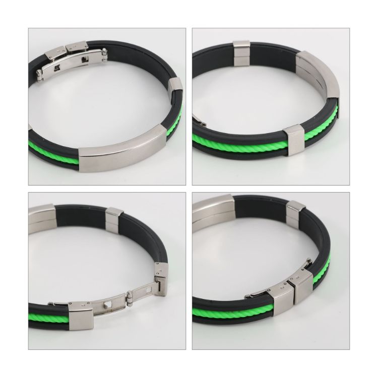 Picture of Glide Lock Clasp Colour Silica Bracelet