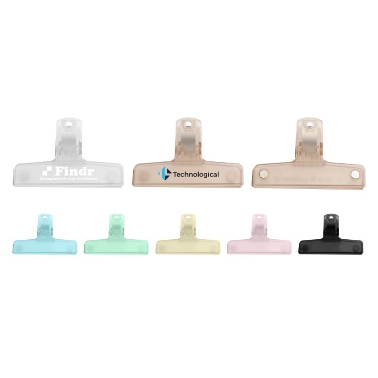 Picture of Translucent Plastic Magnetic Clips