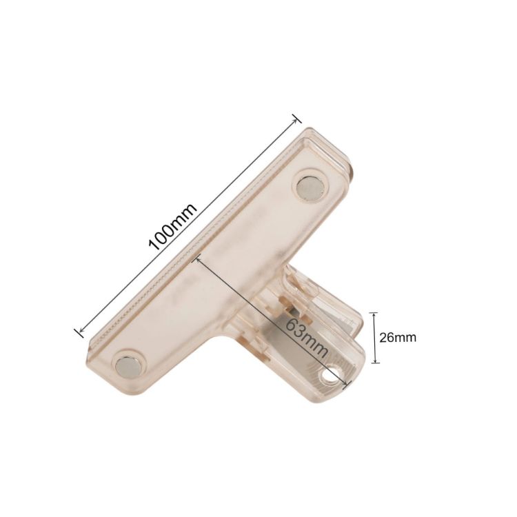 Picture of Translucent Plastic Magnetic Clips