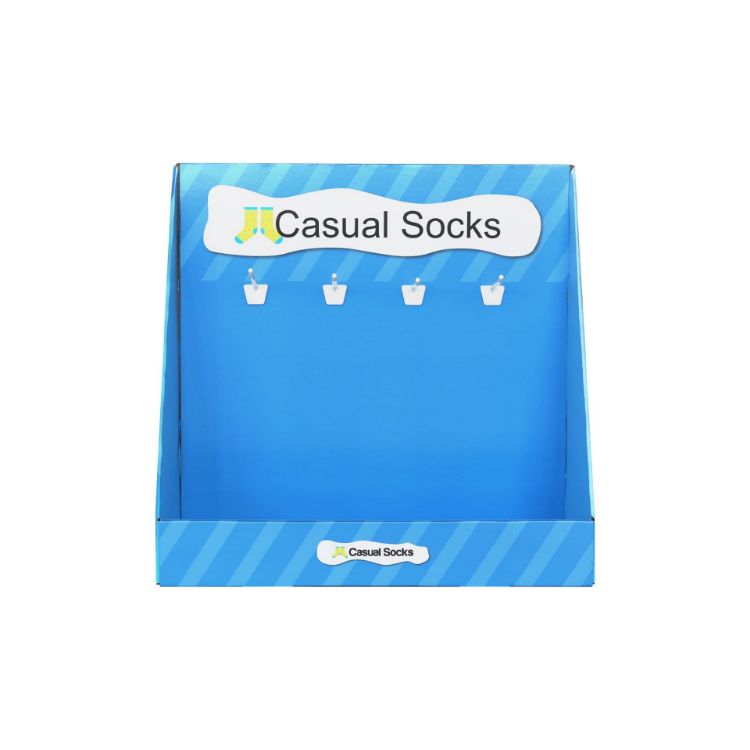 Picture of Corrugated Cardboard Counter Hooks Display