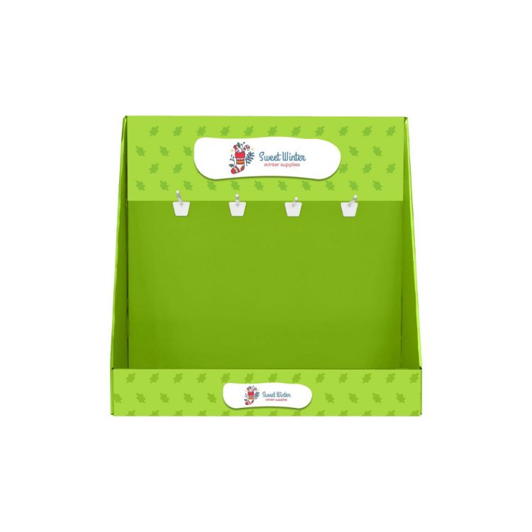 Picture of Corrugated Cardboard Counter Hooks Display