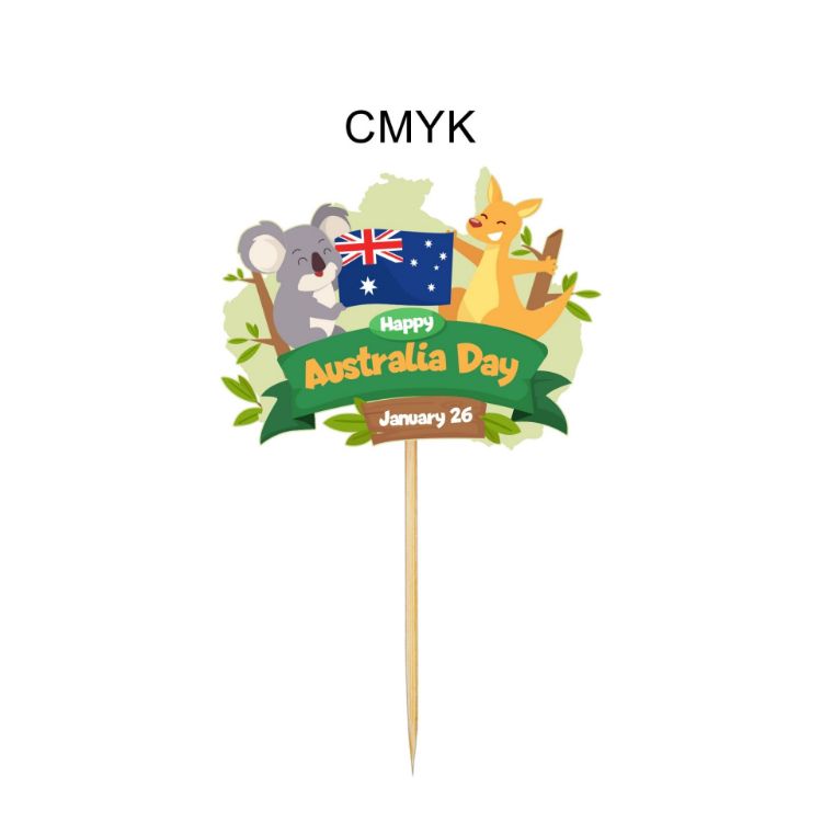 Picture of Pack of 100 Custom Coated Paper Toothpicks