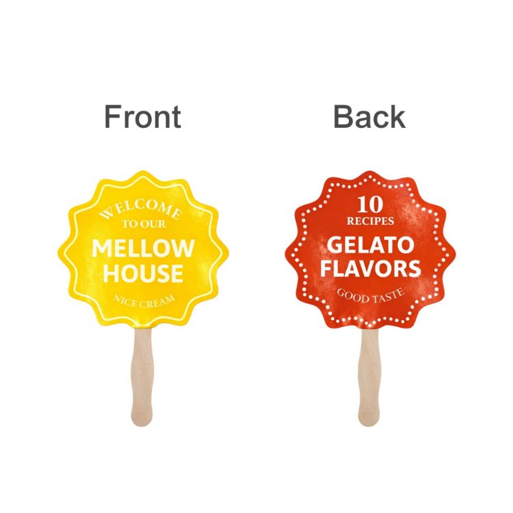 Picture of Custom Shape Paper Hand Fan