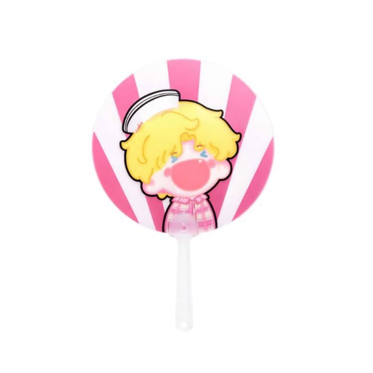 Picture of Custom Shape Transparent PVC Hand Fan A