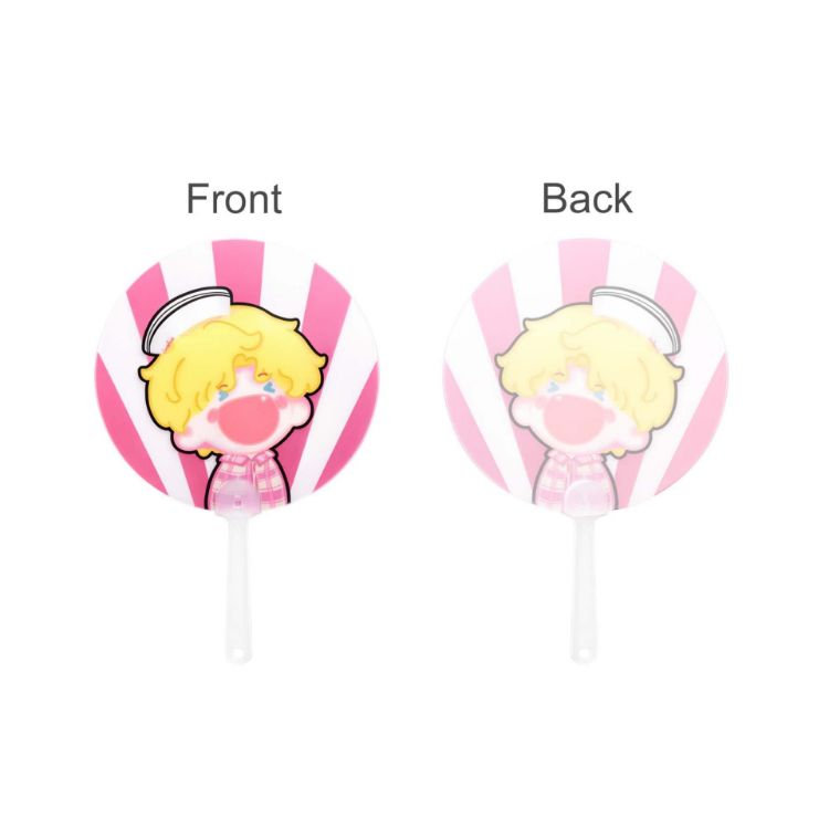 Picture of Custom Shape Transparent PVC Hand Fan A