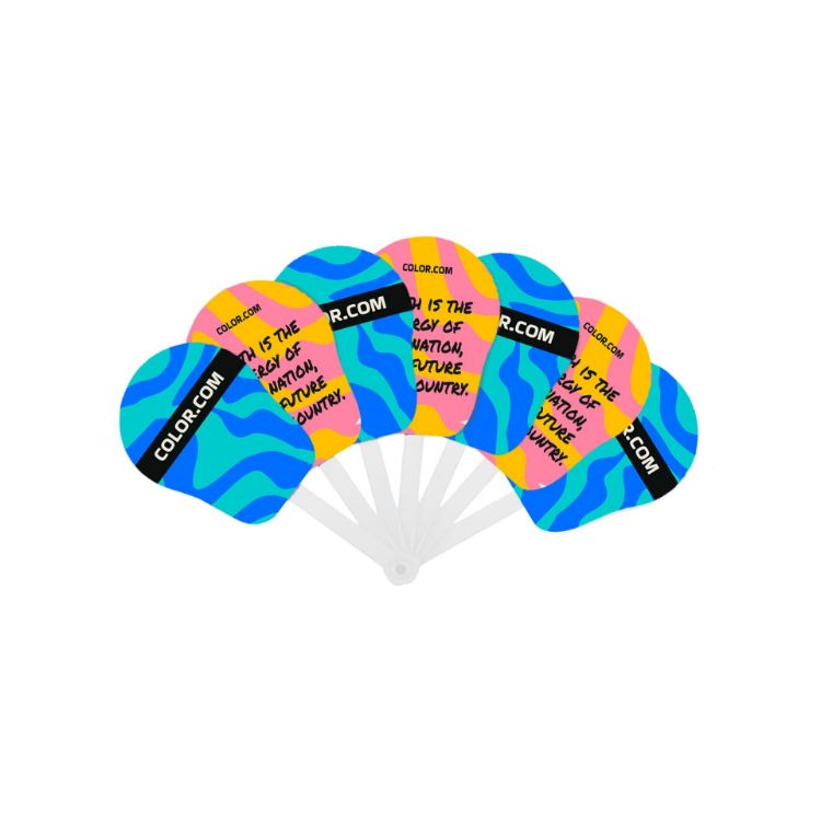Picture of Seven-pieces Plastic Hand Fan