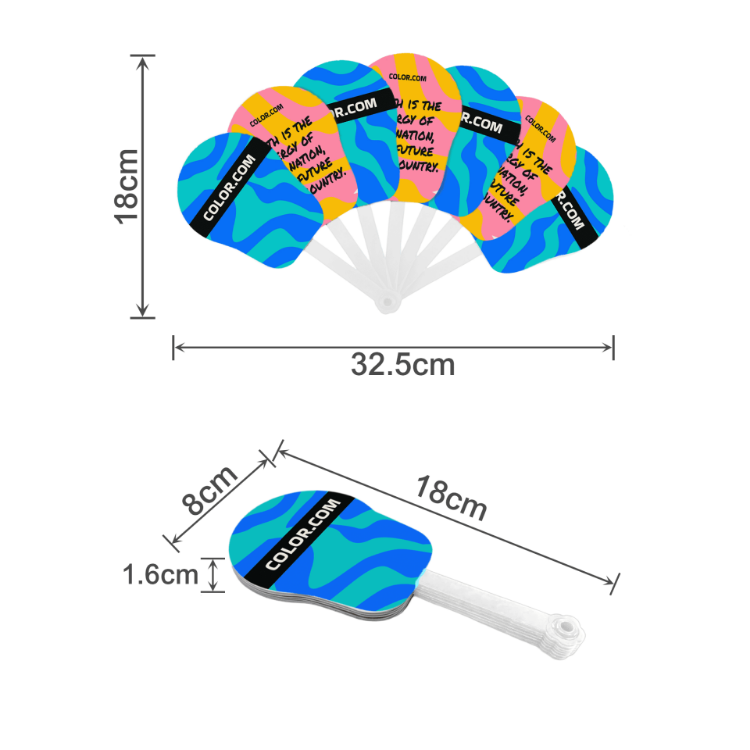 Picture of Seven-pieces Plastic Hand Fan