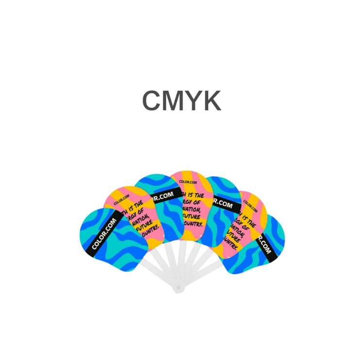 Picture of Seven-pieces Plastic Hand Fan