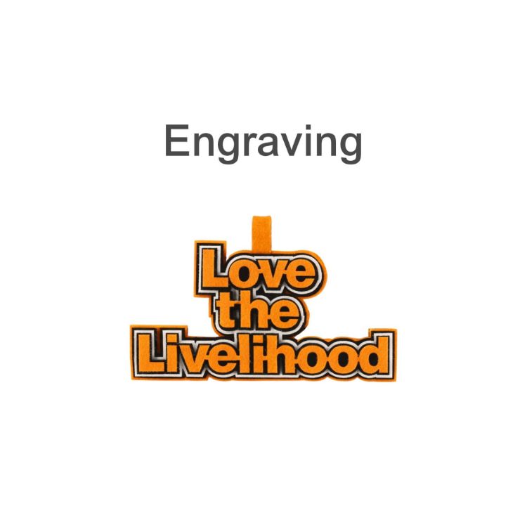 Picture of Custom Felt Logo Hanging Tag